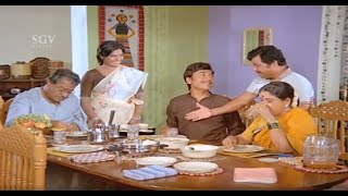 Dr. Rajkumar Agreed To Stay In Balakrishna's Home | Shruthi Seridaga Kannada Movie Scene