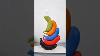 satisfying banana candel and lip stick candel respect #viral #bubu#shorts#video  bubu life style