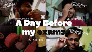 A Simple Day Of My Life With Too Exam Preparation||Anirudhha In Trouble Toughest Exam Preparation😢||