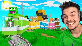 JAK ZBUDOWAĆ DZIAŁAJĄCY POCIĄG WOJANOWIC w Minecraft?