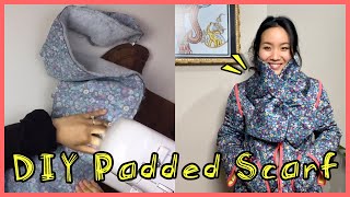 [ENGSUB] 패딩 목도리 만들기 How to Sew: Padded puffer Scarf