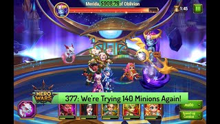 Let's Play Hero Wars 377: Let's See How We Do Versus 140 Minions This Time