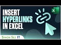 Inserting Hyperlinks in Excel