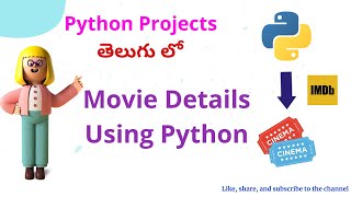 Movie Details Using Python || Python Projects in Telugu || Nerchuko