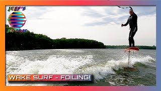 Wake Surf Foiling - Slingshot WF-2 W/ F-Surf Foil