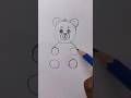 Very easy drawing teddy bear 🧸||Teddy bear #shorts #drawing #viral #trending