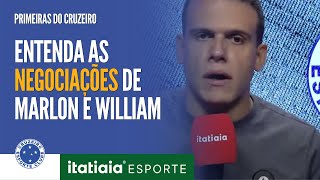 SAIBA TUDO SOBRE AS POSSÍVEIS SAÍDAS DOS LATERAIS MARLON E WILLIAM DO CRUZEIRO