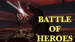 Ahsoka vs Vader Battle of Heroes