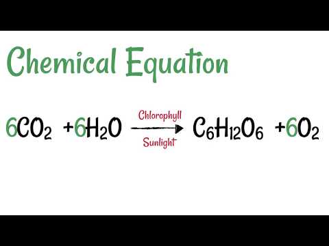 What is photosynthesis formula?