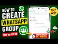 How to Create a WhatsApp Group (2026) | WhatsApp Group Setup