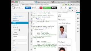 Make reusable components with AngularJS directives