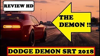 2018 Dodge Demon SRT REVIEW [SOUND, INTERIOR, EXTERIOR]