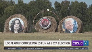 FORE! East Texas golf course lets you hit golf balls at Donald Trump, Kamala Harris