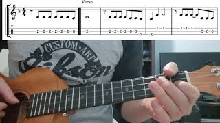 Shiver (Ed Sheeran) - Easy Beginner Ukulele Tabs With Playthrough Tutorial Lesson