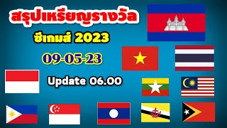 สรุปเหรียญทองซีเกมส์ ครั้งที่32/กัมพูชายังนำจ้าวเหรียญทอง/09-05-23