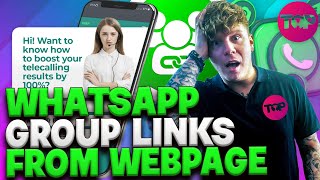 Whatsapp Group Links From Webpage 🔥 How do I Extract a Link from a WhatsApp Group?