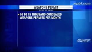 Florida sees spike in concealed weapons permit applications