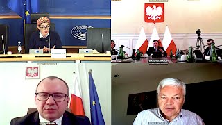 23.04.2020 - Rule of law in Poland: Didier Reynders \u0026 Marcin Warchoł (Original Audio)