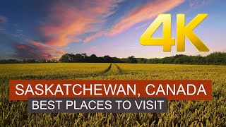 Saskatchewan In Under 2 Minutes [4K] - Big Muddy, Small Towns, Wheat Fields, Moose Jaw