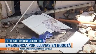 Las lluvias en Bogotá dejaron 19 familias afectadas