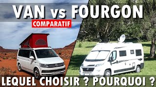 VAN ou FOURGON aménagé ? Lequel choisir et pourquoi, comparatif pour vous aider à faire le bon choix