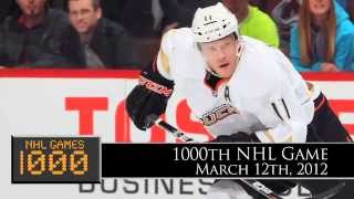 Saku Koivu 1000 Career NHL Games Tribute Video