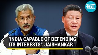 'No Concessions': Jaishankar on LAC standoff with China | Watch