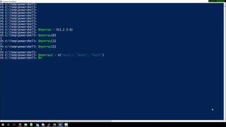 Access Array's Elements with Powershell