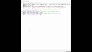 Calculate Net Income in Python #coding #corepython #arithmeticoperators