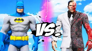 BATMAN (70s Version) vs TWO-FACE | Epic Battle  #TeamSuper