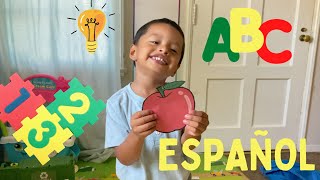 Jeremy Learns Spanish | Colors, Numbers, Shapes Educational video