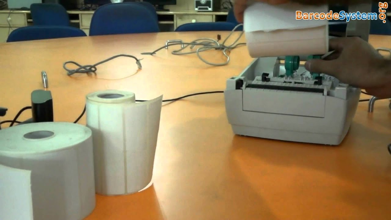 Process Of Thermal Printer To Print Barcode Labels - YouTube