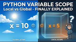 Variable Scope in Python (Local vs Global Variables) #python #variablesinpython #scope #programming