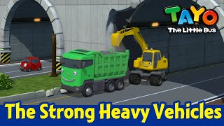 Tayo Strong Heavy Vehicles Song l Sing Along with Tayo l Trucks for kids l Tayo the Little Bus
