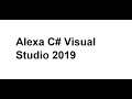 Updated creating a VS2019 C# Alexa skill