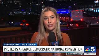 First permitted DNC protest takes place as convention KICKS OFF in Chicago