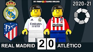 Real Madrid vs Atlético Madrid 2-0 • La Liga 2020/21 Lego Resumen All Goal Highlights Lego Football