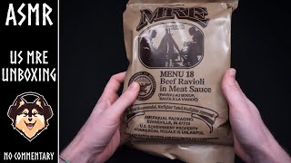 ASMR - US MRE unboxing ( No Commentary )