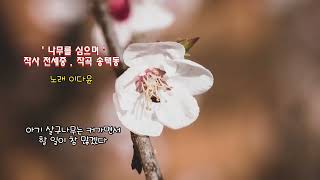 ●장성현가곡교실 [1355] 나무를 심으며 ♡전세중 시/송택동 곡