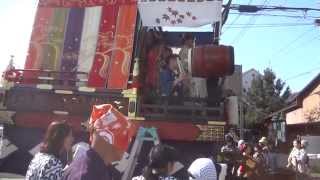 川越祭り２０１４　１８日　大手町（天鈿女命）山車　居囃子　右側　2014.10.18 Kawagoe Festival