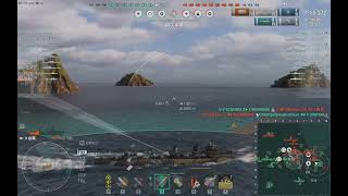 【World of Warships】8km魚雷の島風でランダム戦を生き足掻く！