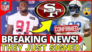 ⚡SHOCKED THE WEB! TWO SIGNINGS CONFIRMED IN 49ERS! JUST HAPPENED! SAN FRANCISCO 49ERS NEWS