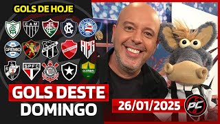 ⚽️ GOLS DO FANTASTICO DESTE DOMINGO 26/01/2025 + CORRIDA DOS CAVALINHOS