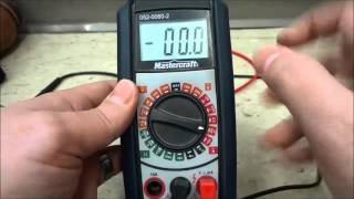 Mastercraft Multimeter Review (Model Number 052-0060-2)