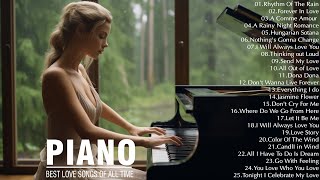 3 Hour Of Beautiful Piano Love Songs - Best Romantic Relaxing Piano Instrumental Love Songs Playlist