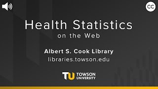 Find Health Statistics on the Web