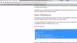 CakePHP 2.x Series E03 - Blog tutorial part3