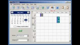 Pro Schedule - Windows Appointment Scheduling Software