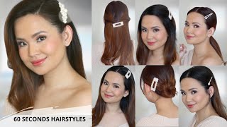 Easy Hairstyles for Medium hair| using Pearl Hair Clips