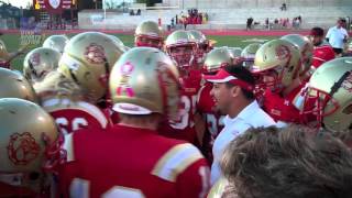 High school football: Judge Memorial Bulldogs getting pumped up.